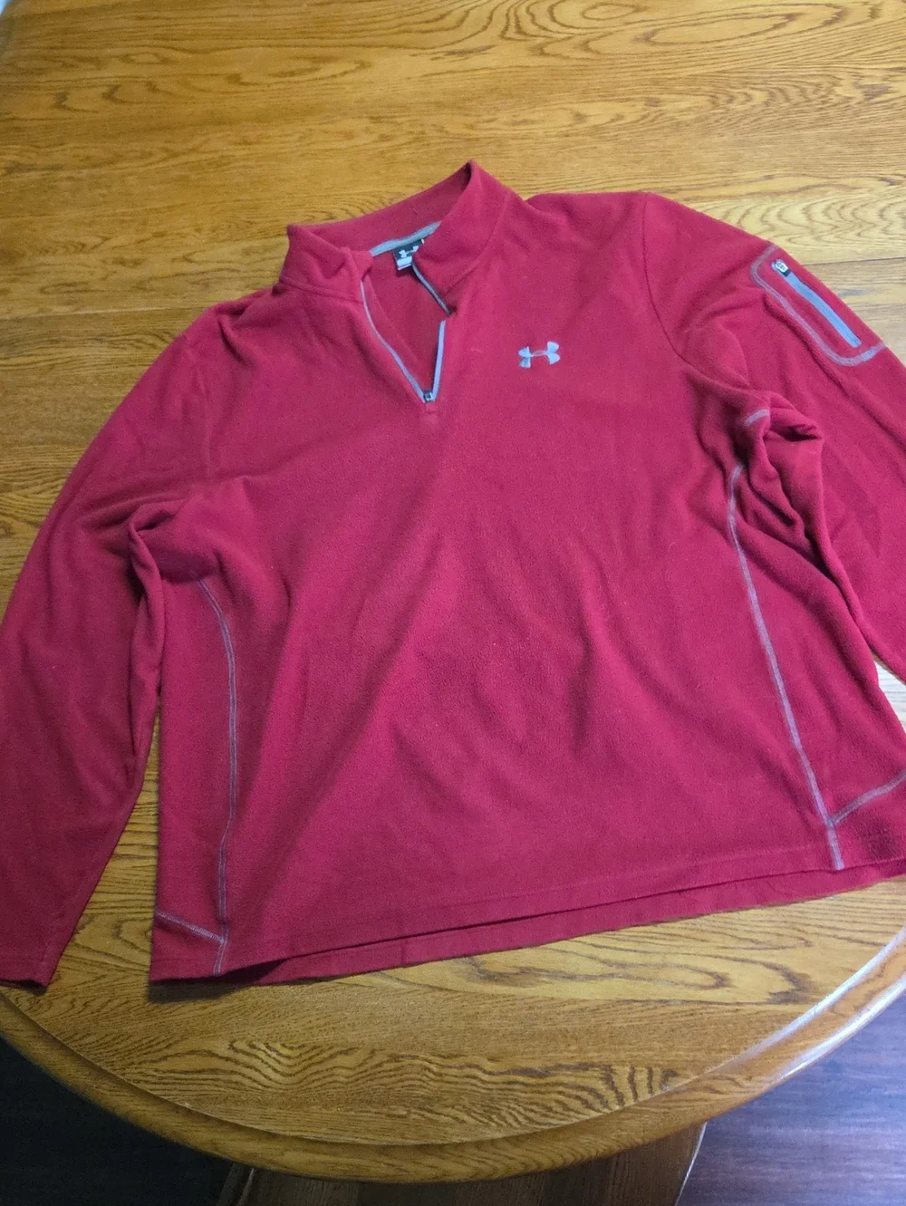 Under Armour Crimson Half-Zip Fleece Pullover